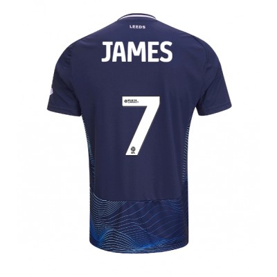 Leeds United Daniel James #7 Rezervni Dres 2024-25 Kratak Rukav Leeds United Daniel James #7 Rezervni Dres 2024-25 Kratak Rukav